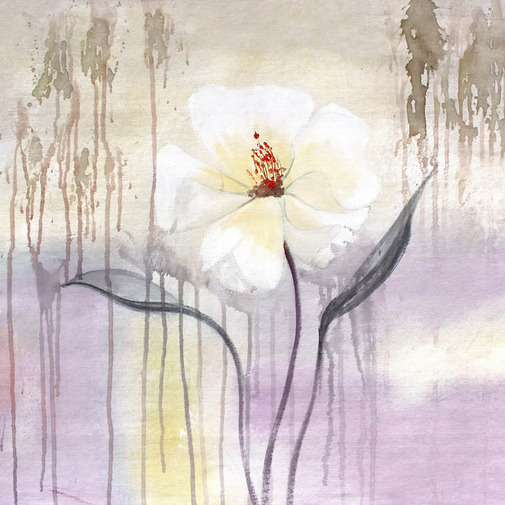 Abstrakt Oljemålning - Pastel meadow
