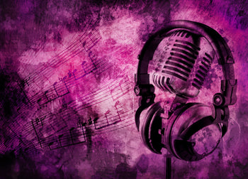 Ljuddämpande tavla - Purple Sounds
