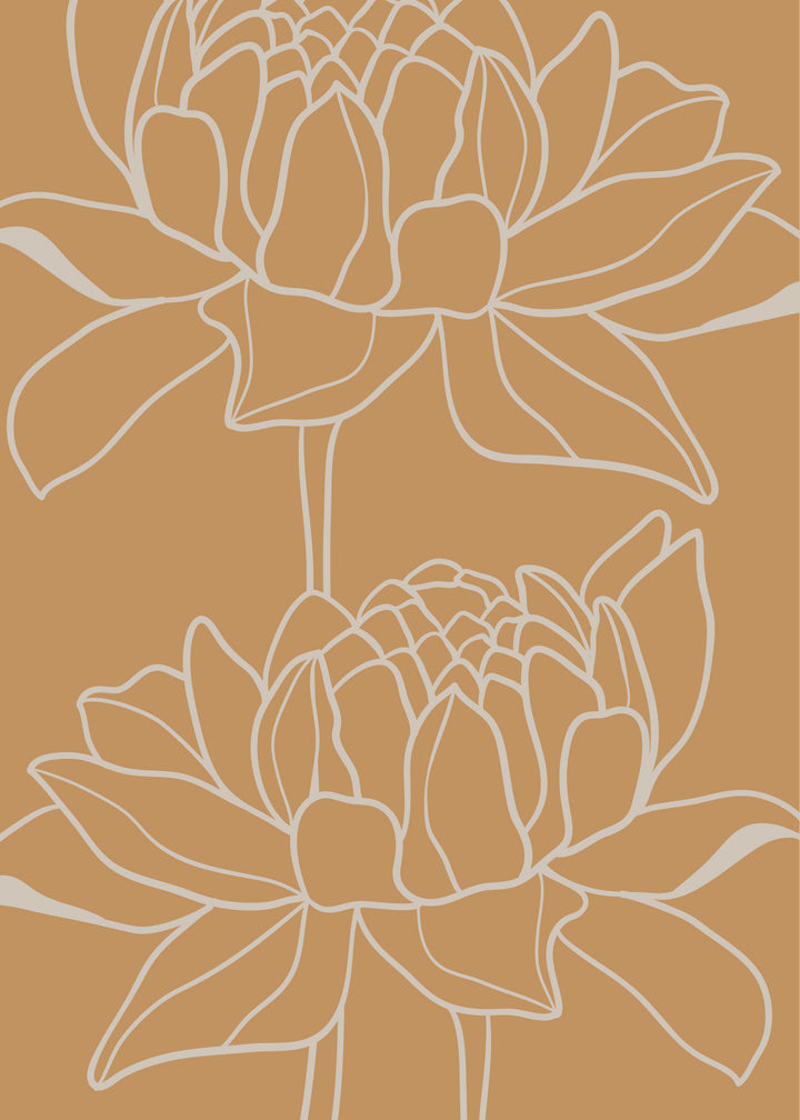Canvastavla - Stylish Flowers