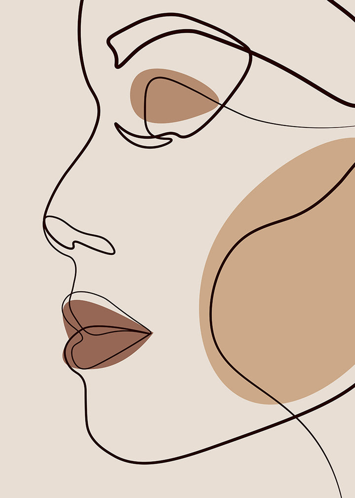 Canvastavla - One Line Profile