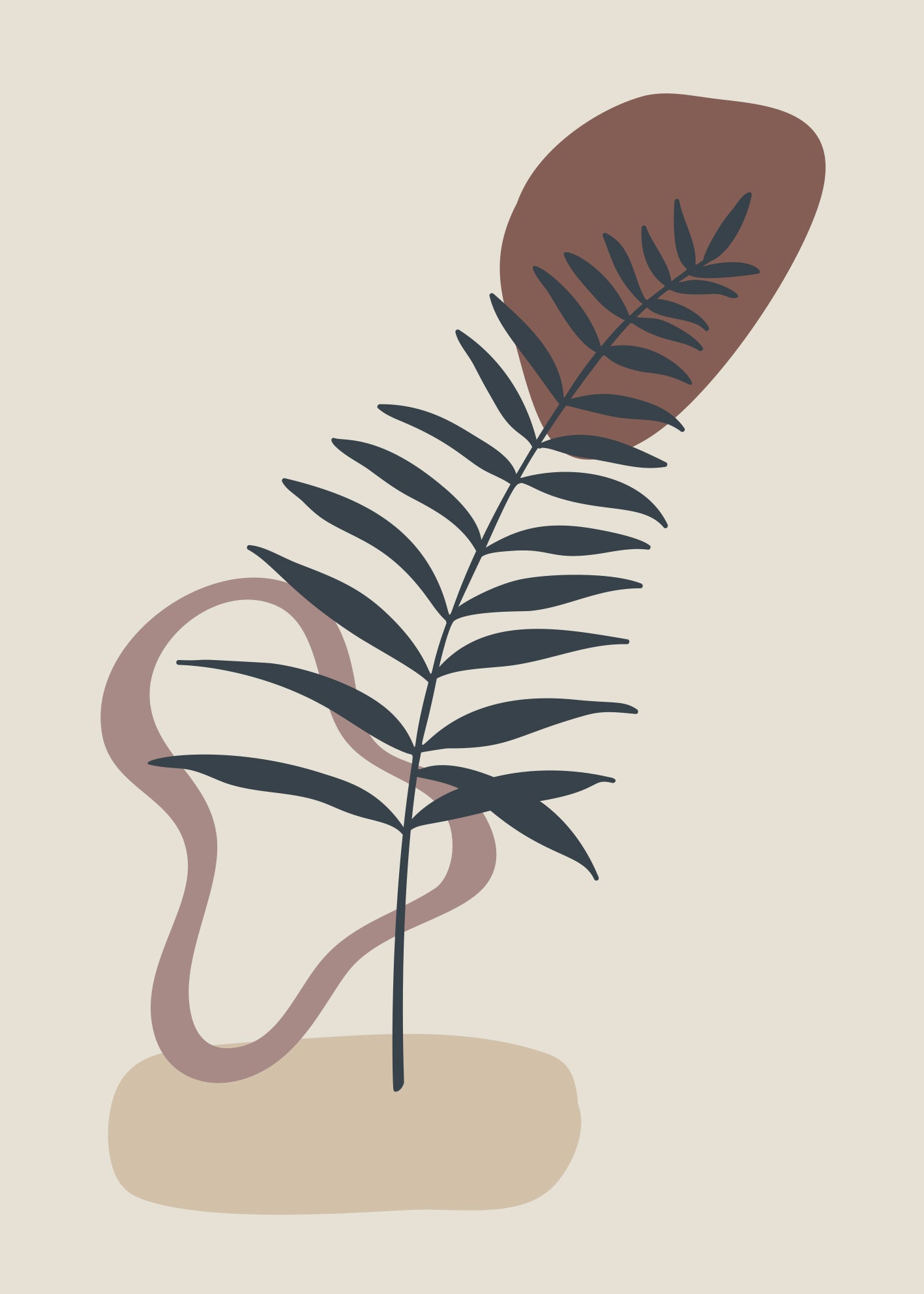 Canvastavla - Thin Branch