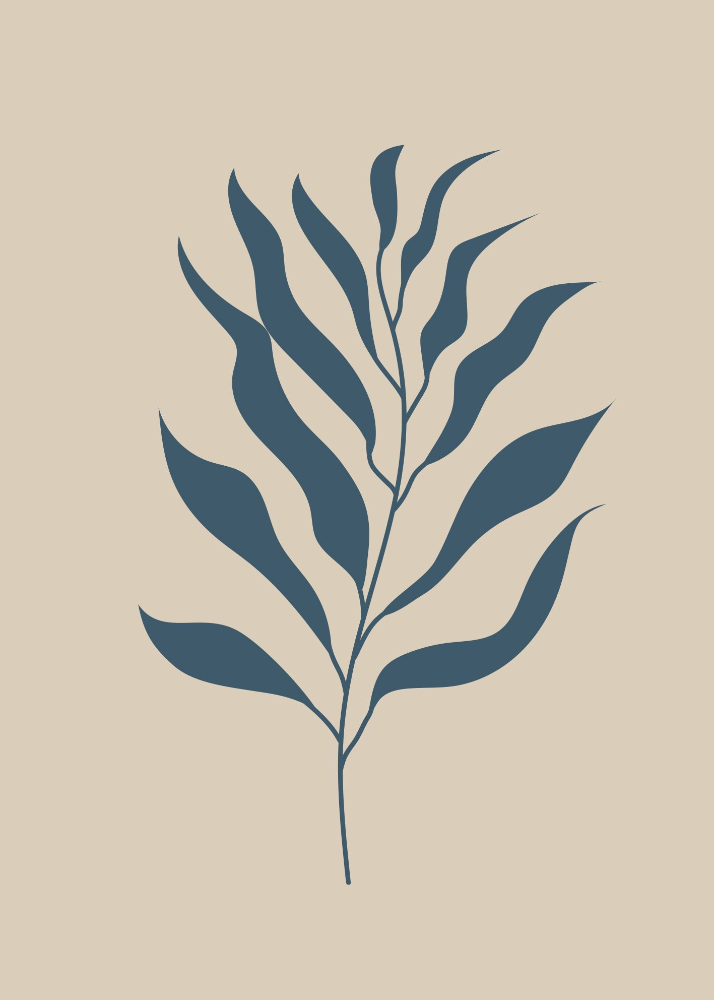 Canvastavla - Artful Flower
