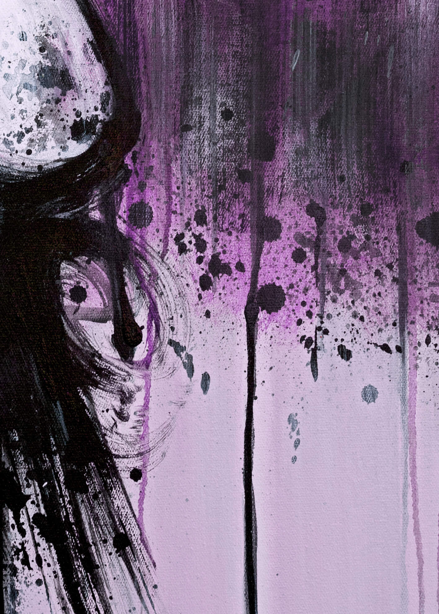 Abstrakt Oljemålning - Valentina