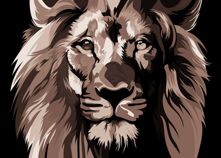 Canvastavla - Majestic Lion