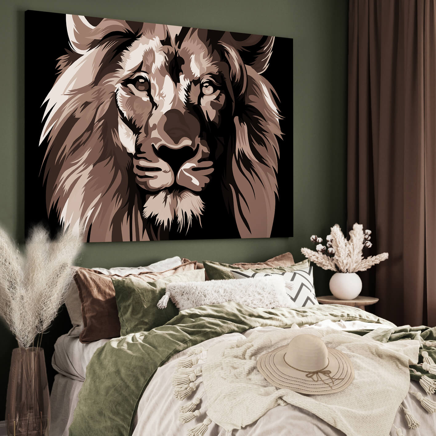 Canvastavla - Majestic Lion