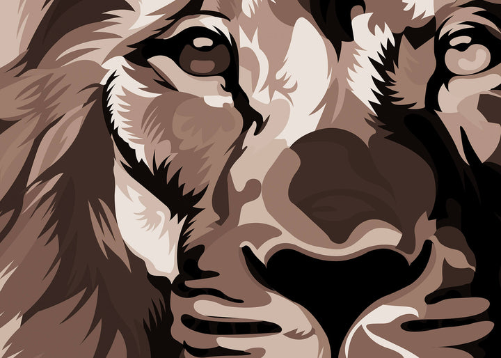 Canvastavla - Majestic Lion
