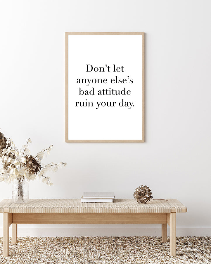 Poster - Don't let anyone...