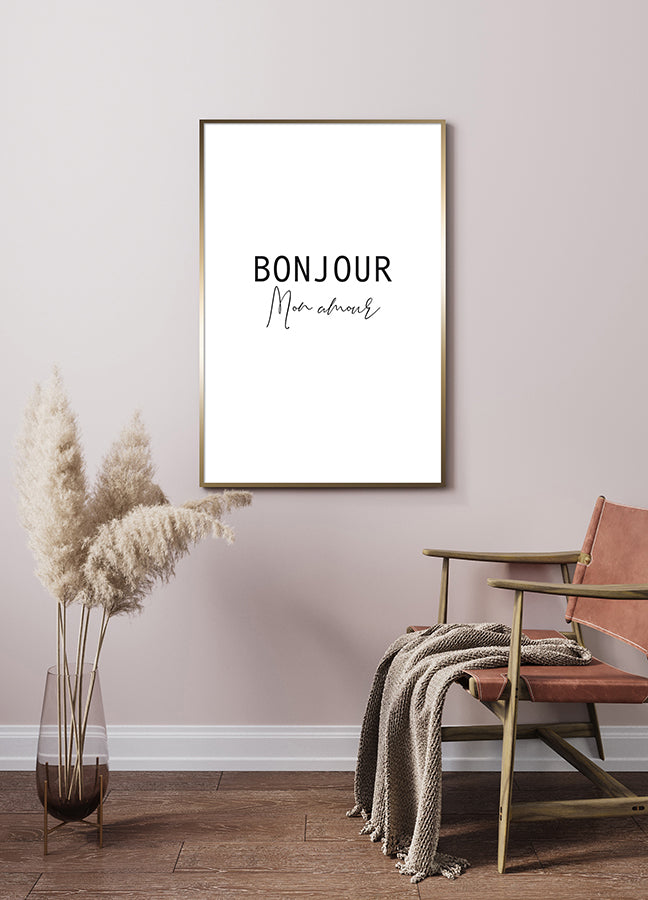 Poster - Bonjour