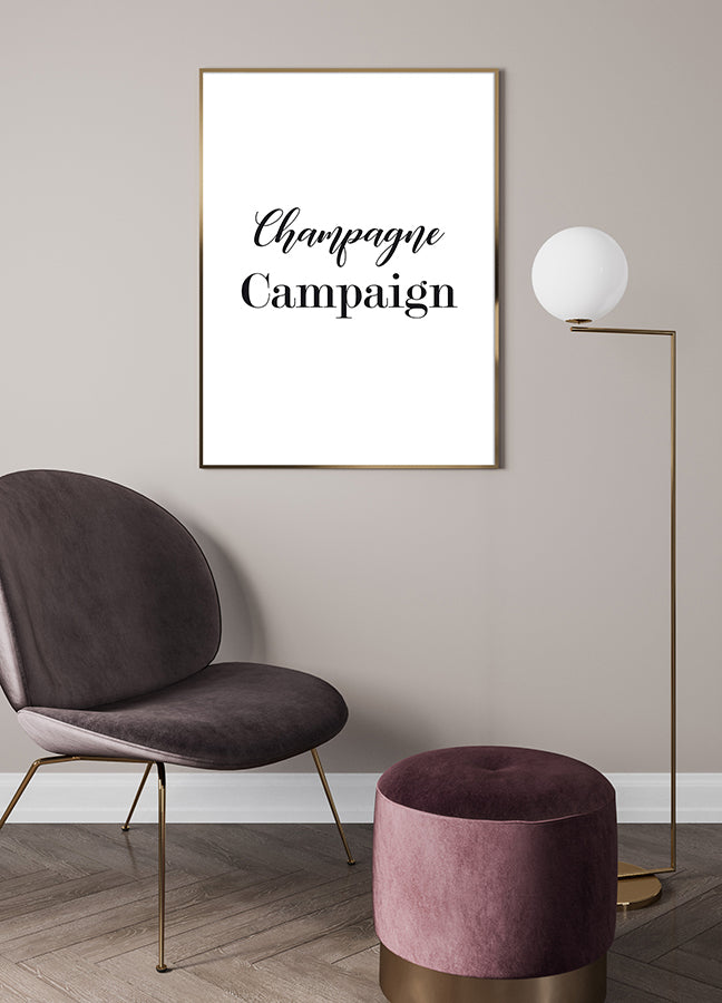 Poster - Champagne campaign