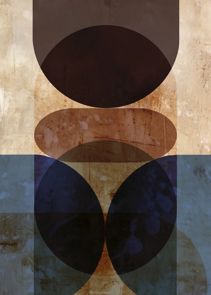 Canvastavla - Aged Symmetry