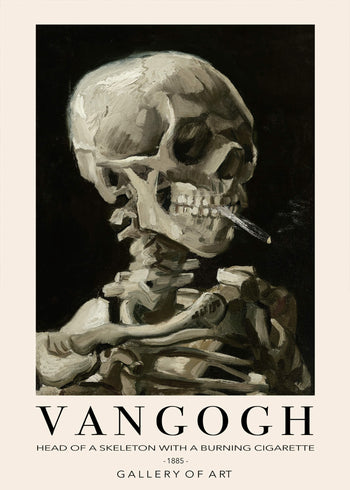 Canvastavla - Skull of a Skeleton