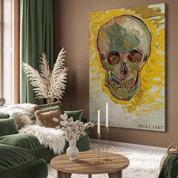 Canvastavla - Skull (1887)