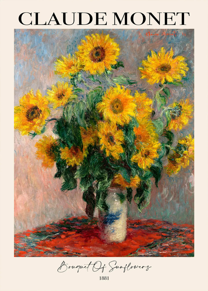Canvastavla - Bouquet of Sunflowers