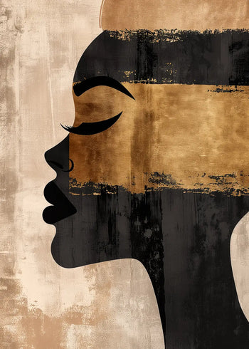 Canvastavla - Golden Silhouette
