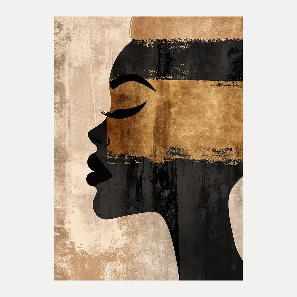 Poster - Golden Silhouette