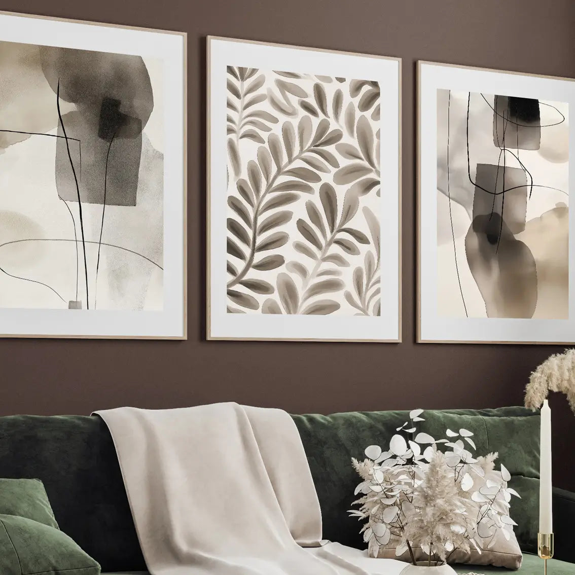 Poster - Sepia Foliage