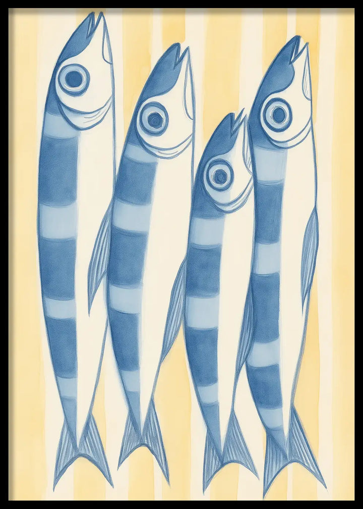 Poster - Striped Sardines