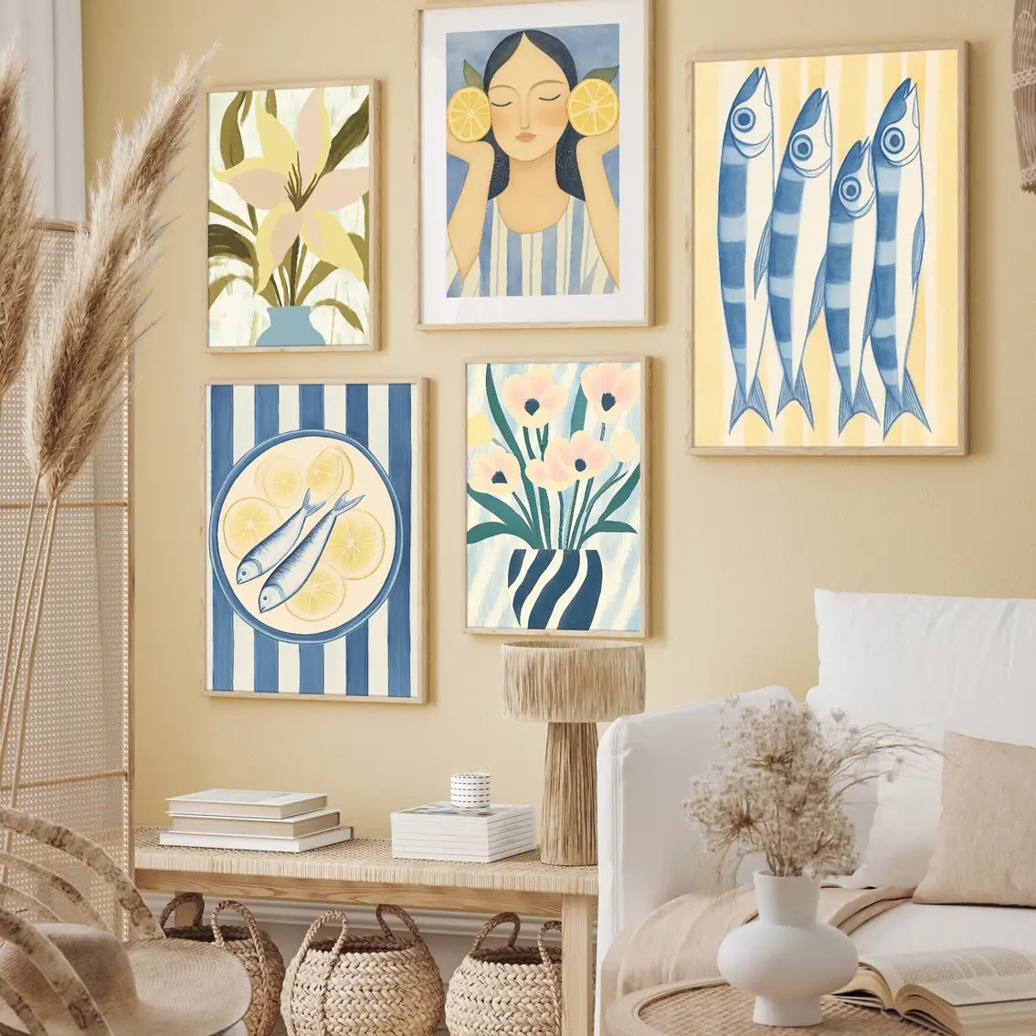 Poster - Striped Sardines