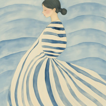 Canvastavla - Drift in Blue