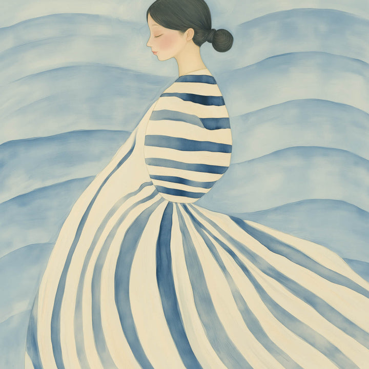 Canvastavla - Drift in Blue
