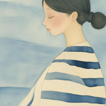 Canvastavla - Drift in Blue