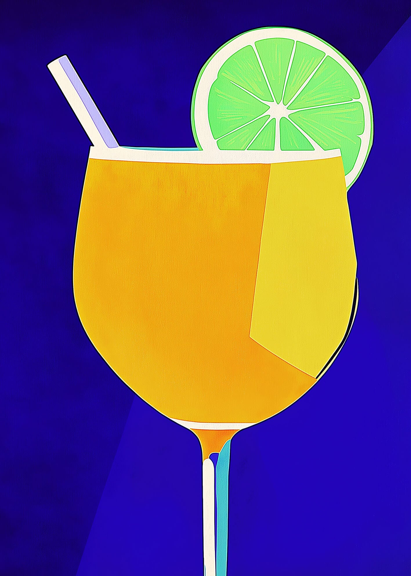 Canvastavla - Citrus Cool