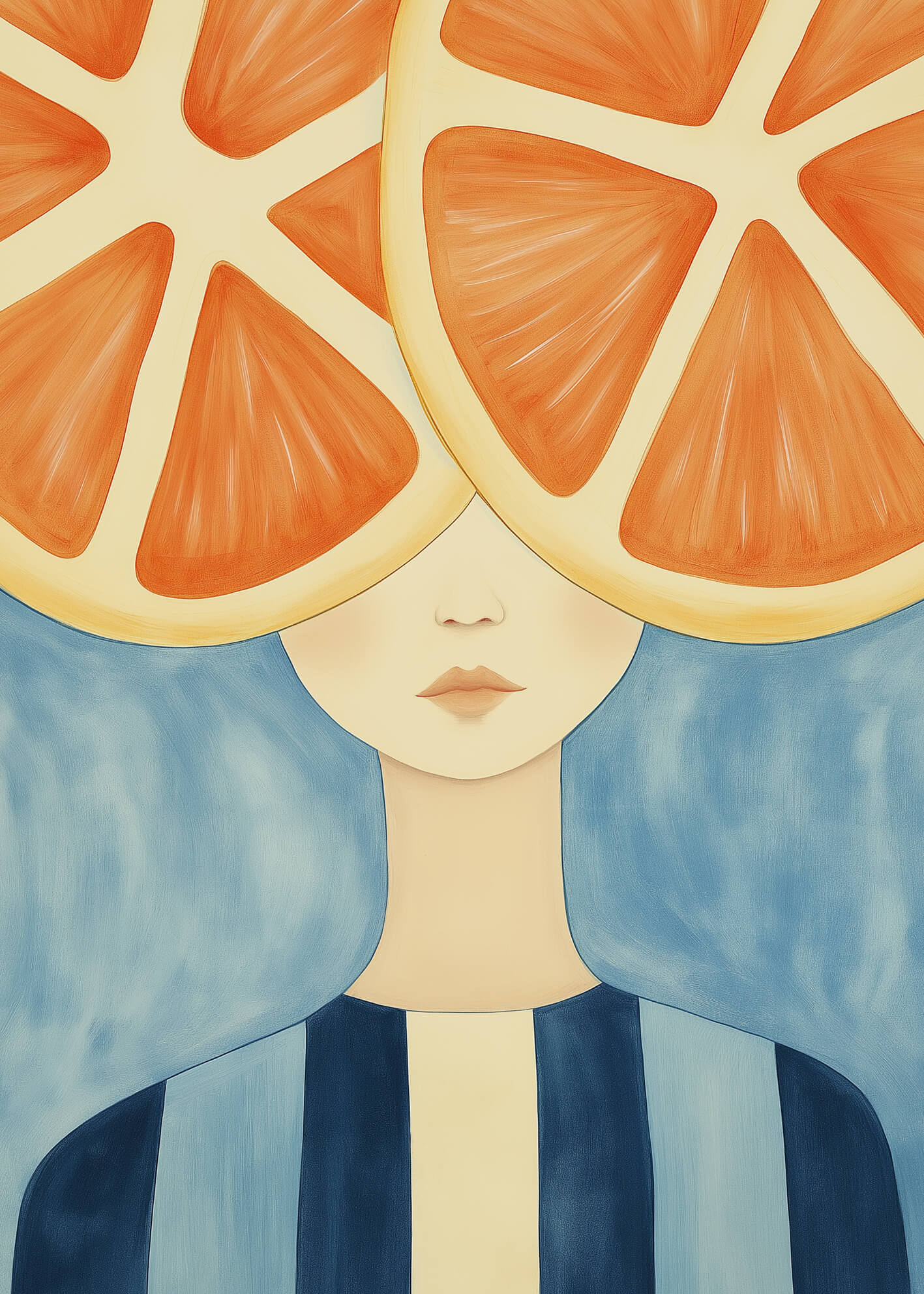 Canvastavla - Orange Mind