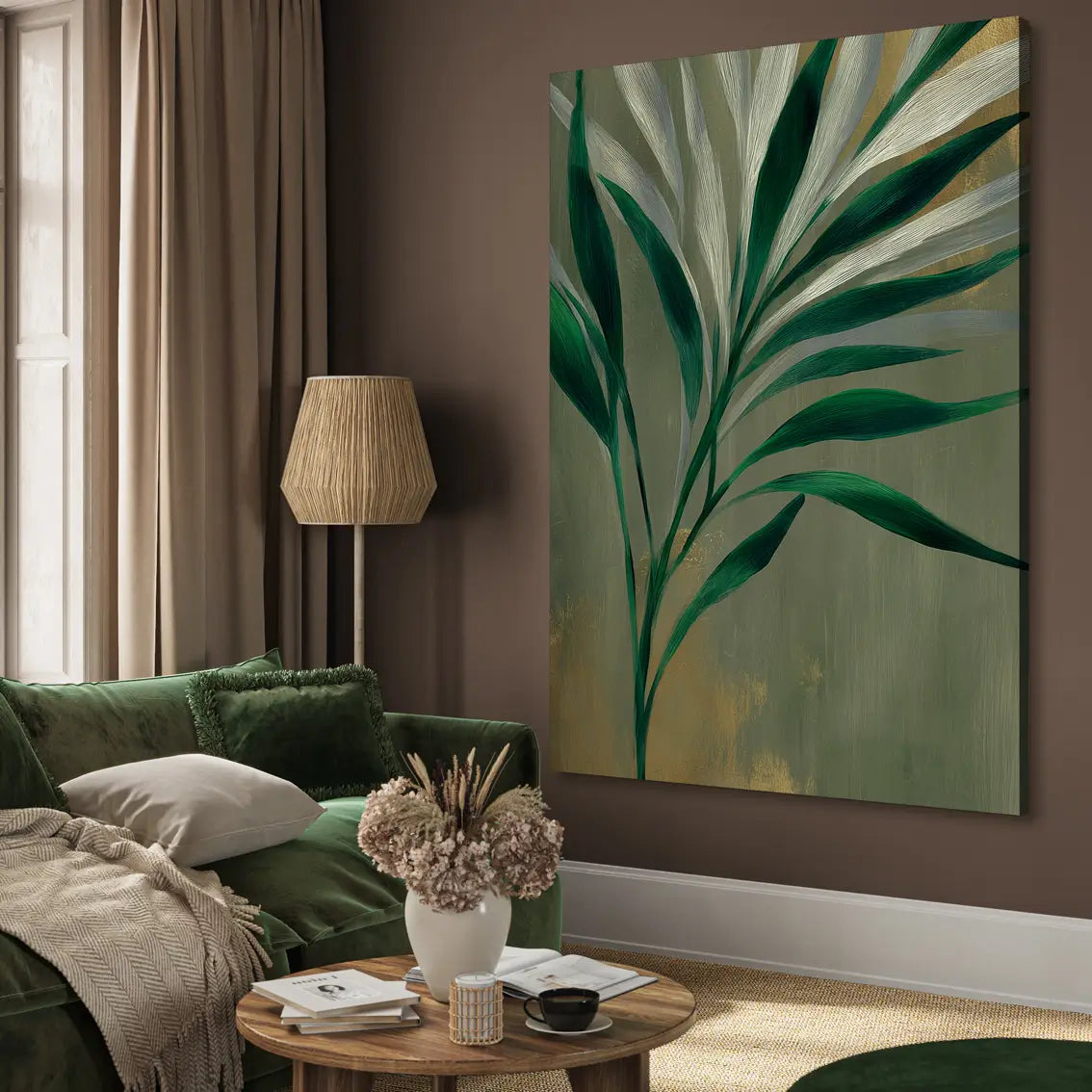 Canvastavla - Emerald Foliage