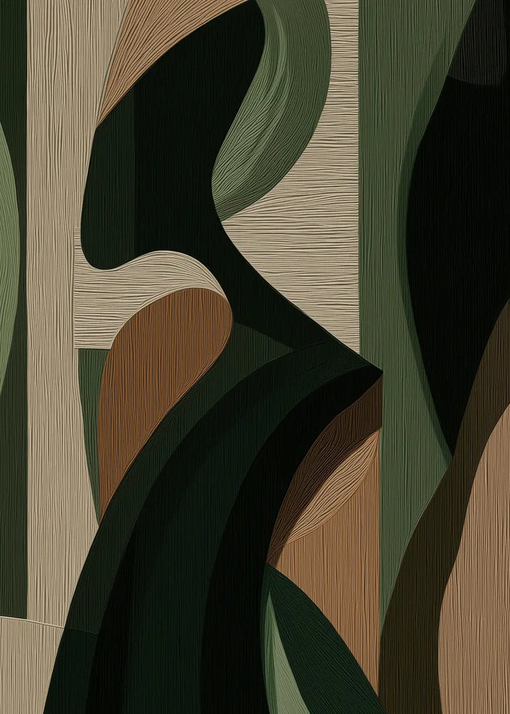 Canvastavla - Striped Muse