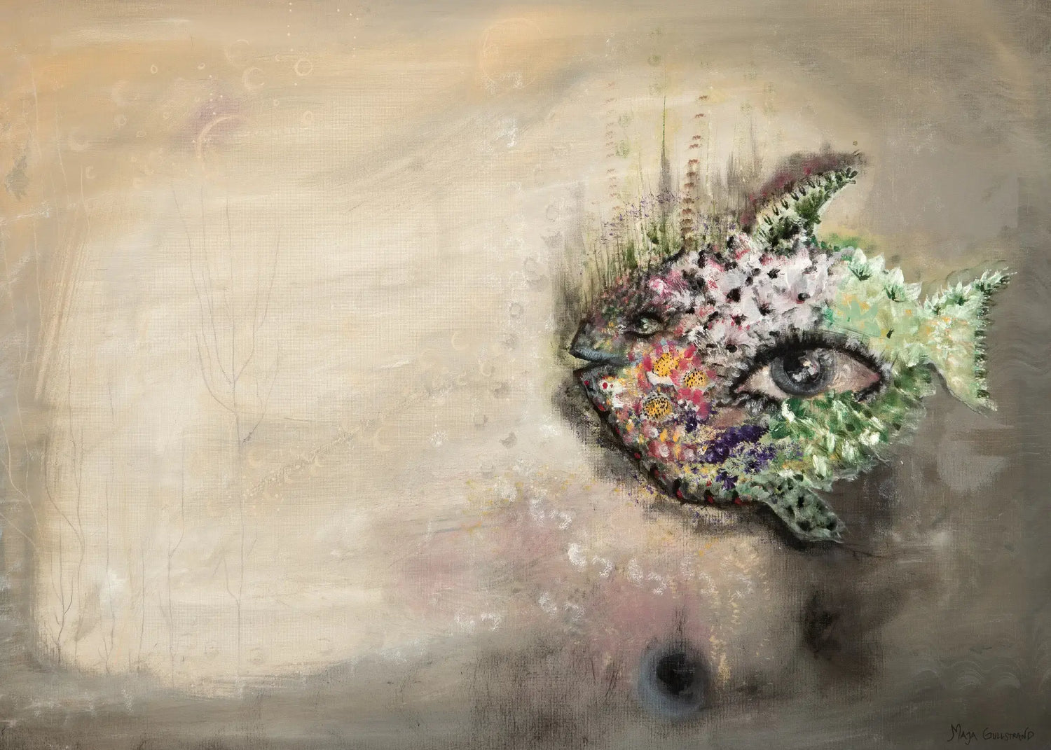 Canvastavla - The Flowerfish