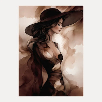 Poster - Woman in Brown