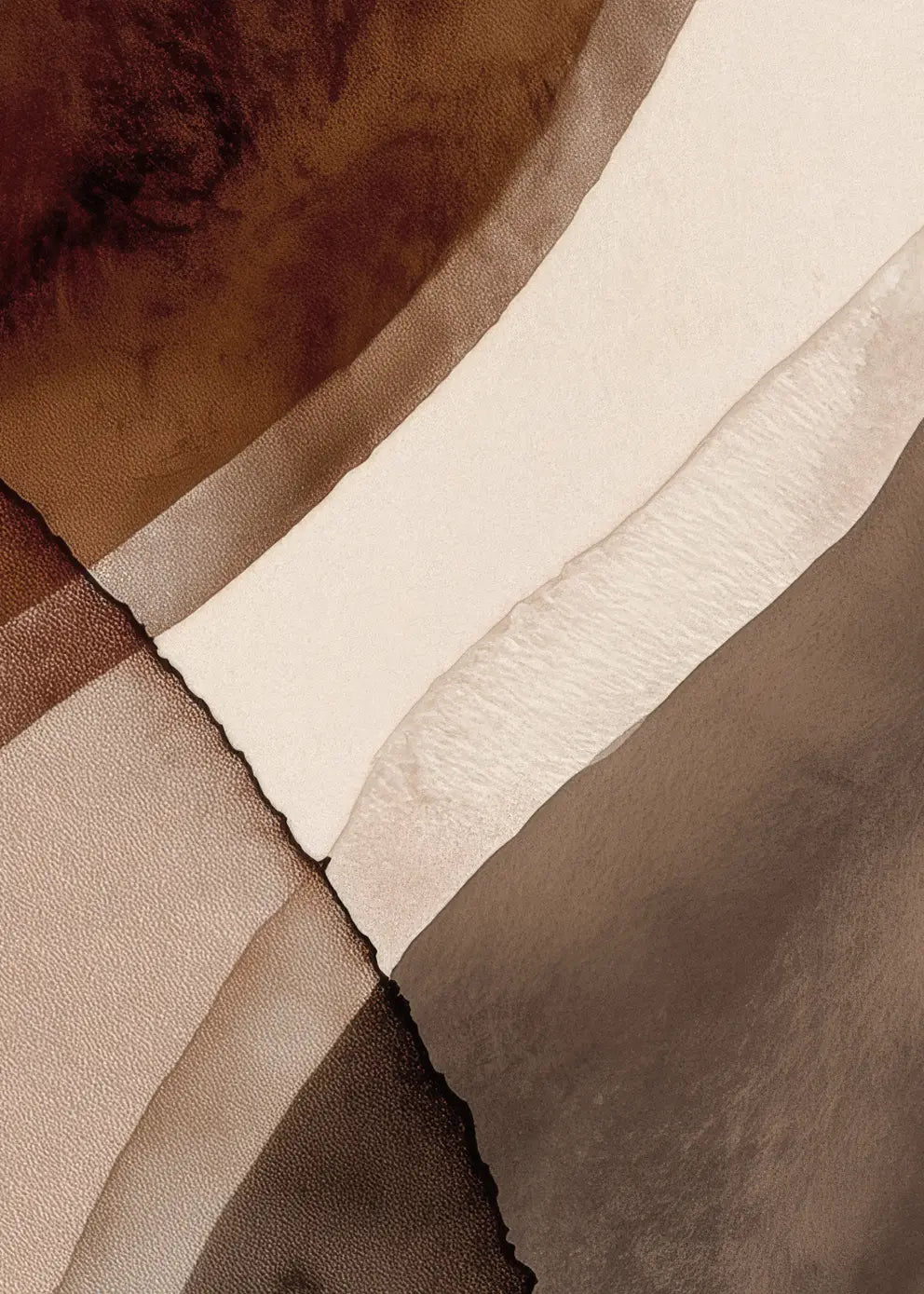 Canvastavla - Brown Circles