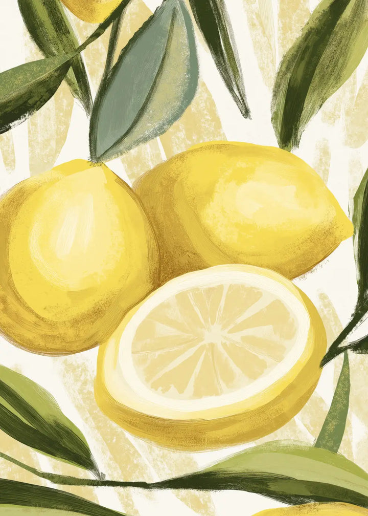 Canvastavla - Lemon Branch