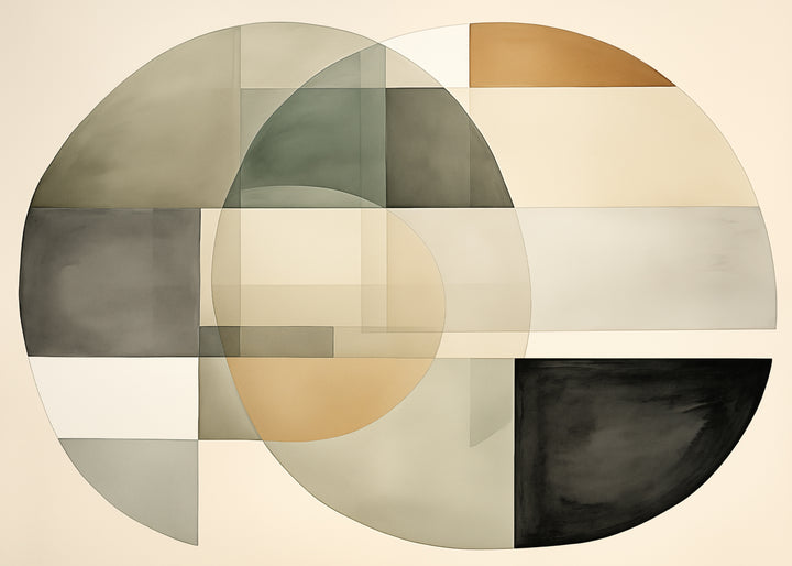 Canvastavla - Serenity in Shapes
