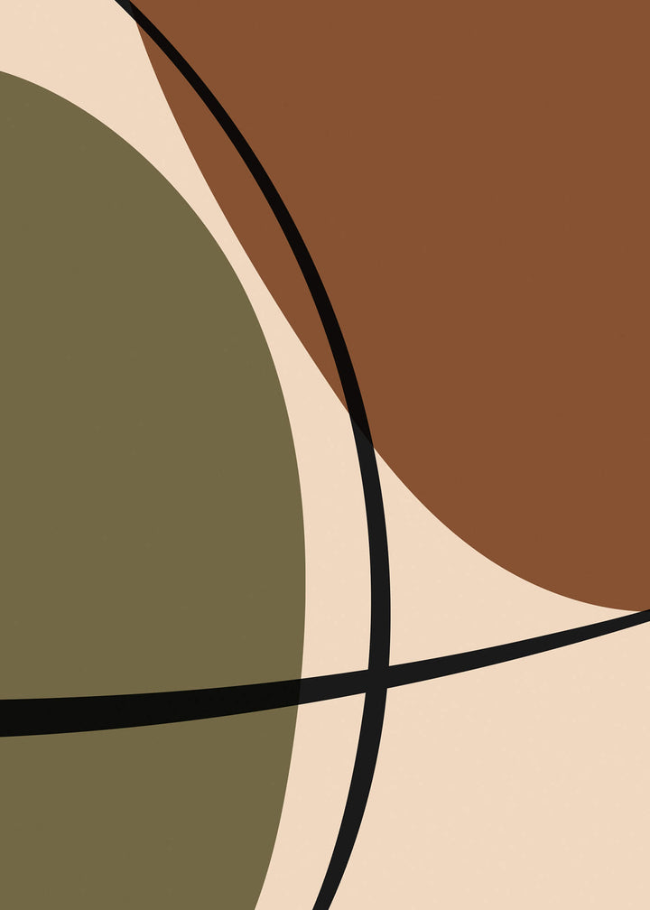 Canvastavla - Graphic Shapes No1