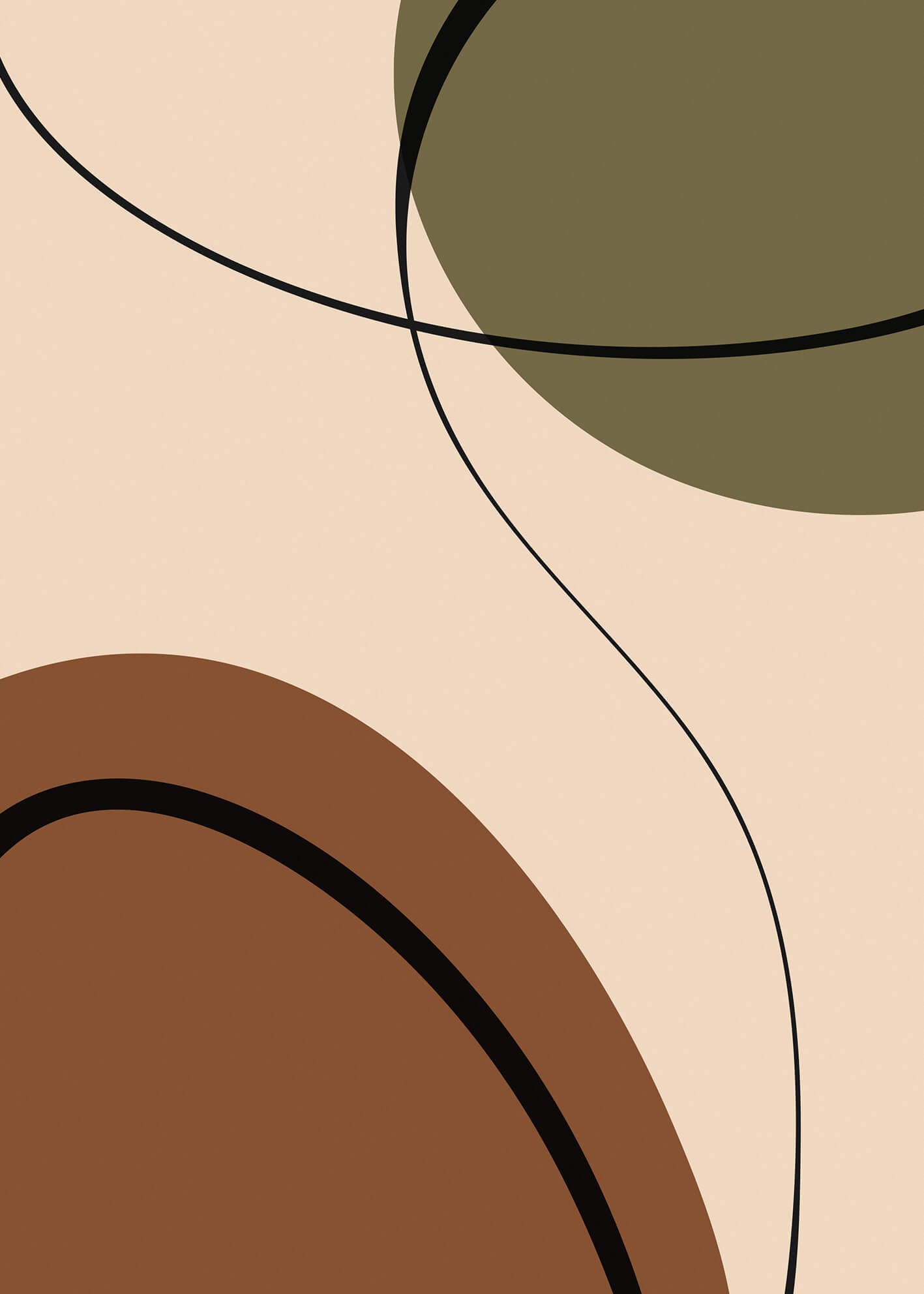Canvastavla - Graphic Shapes No2