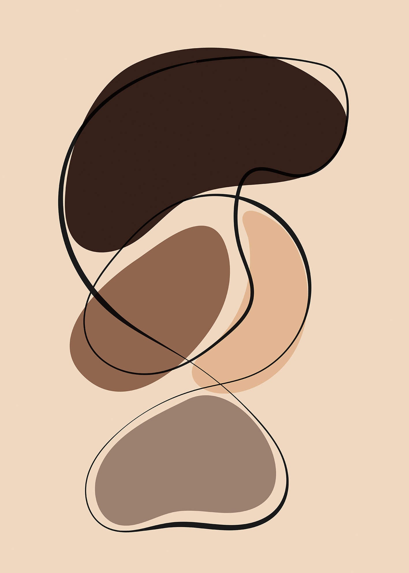 Canvastavla - Graphic Art No1