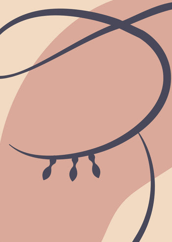 Canvastavla - Soft Silhouette