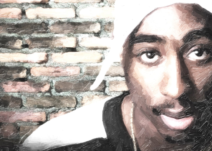 Canvastavla - Tupac