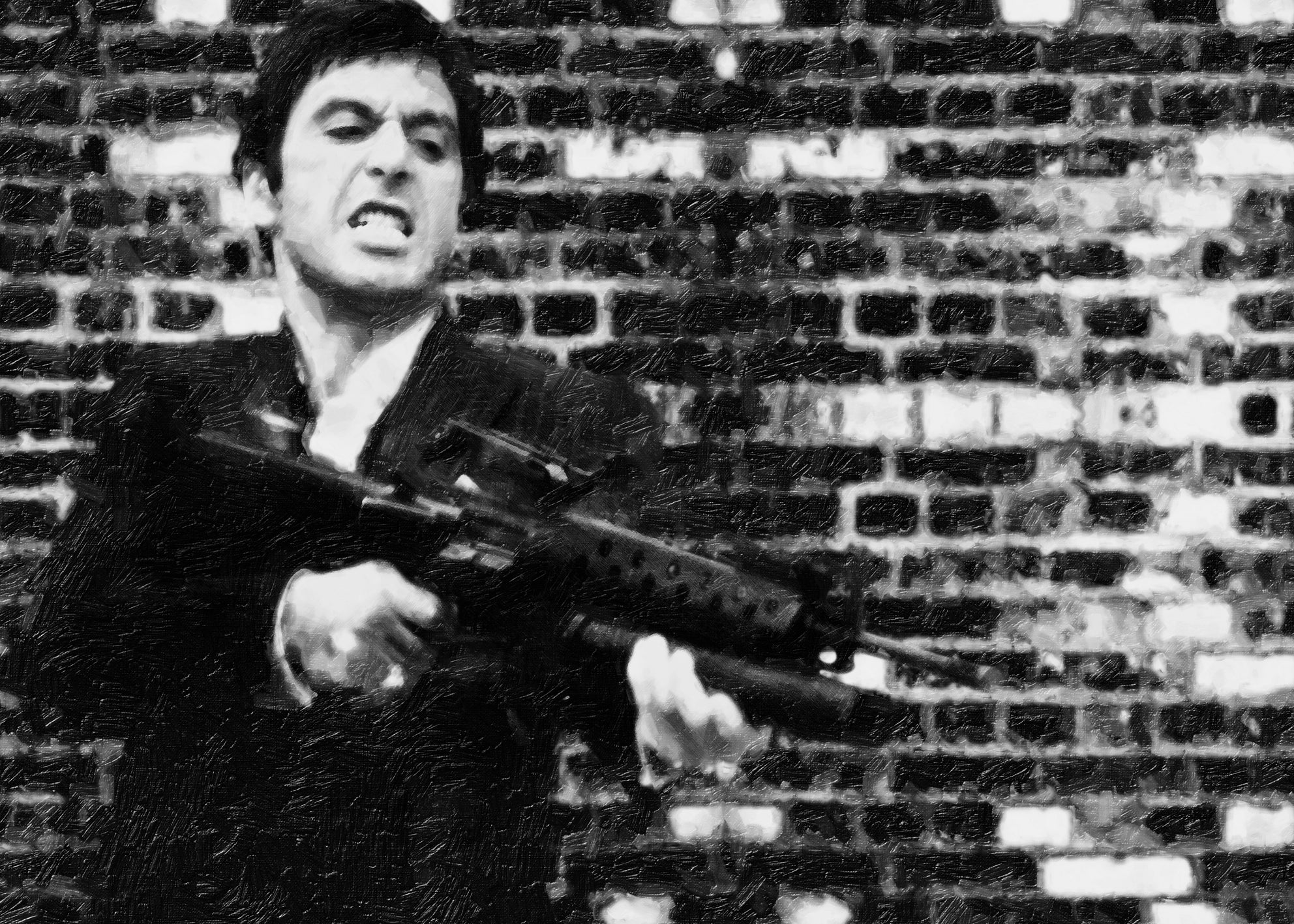 Canvastavla - Scarface