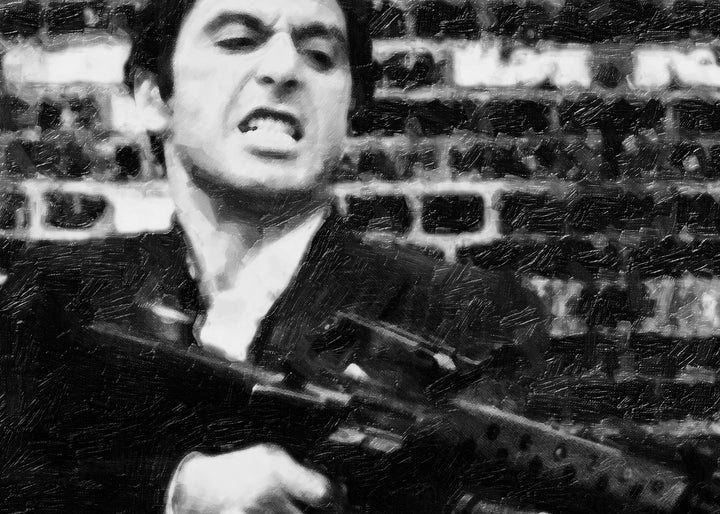 Ljuddämpande tavla - Scarface Tavla