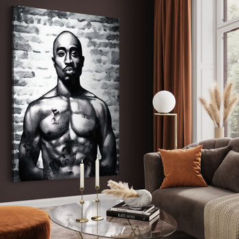 Canvastavla - Tupac