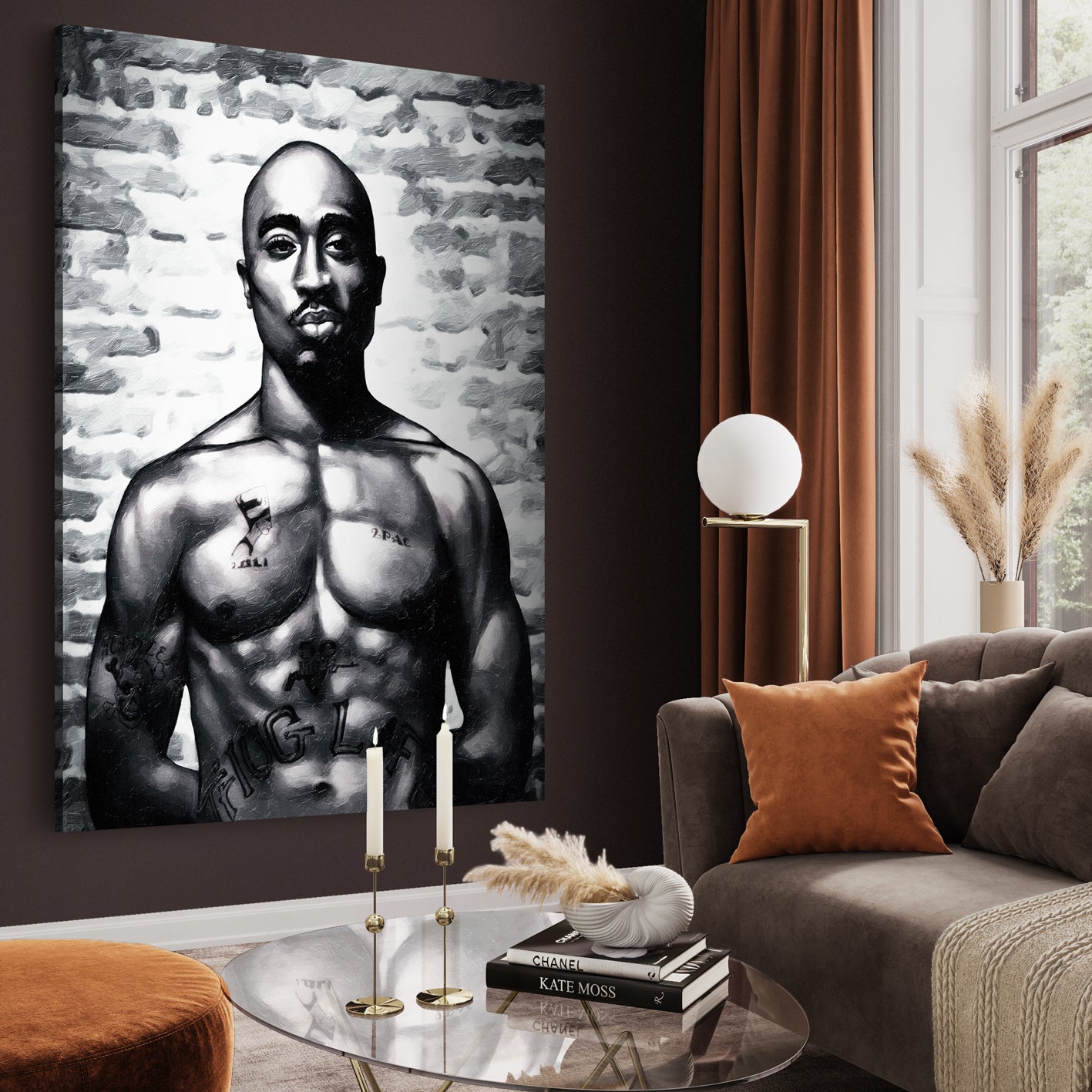 Ljuddämpande tavla - Tupac Tavla