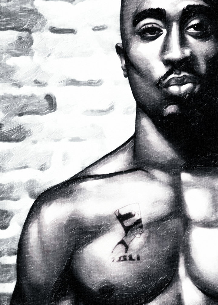 Canvastavla - Tupac