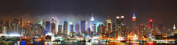 Canvastavla - New York at night - Panorama