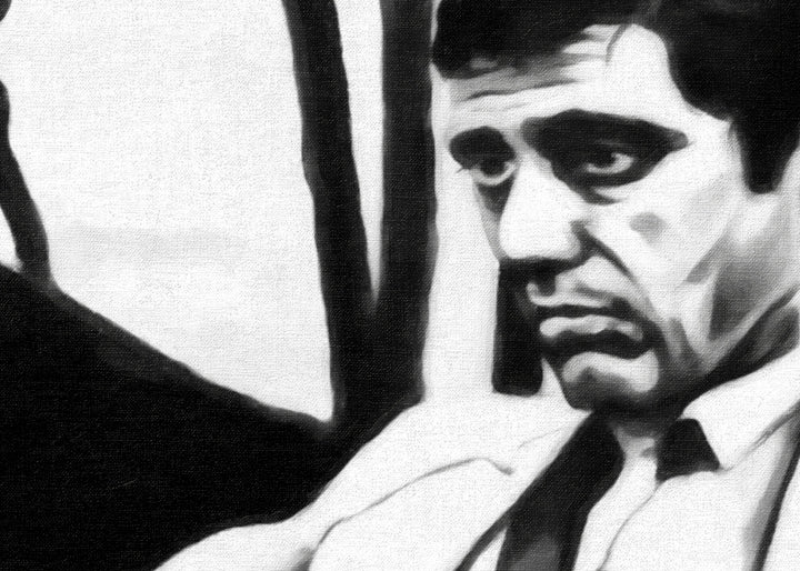 Ljuddämpande tavla - Scarface Tavla i delar