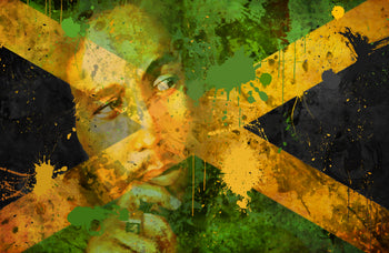 Ljuddämpande tavla - Bob Marley Tavla