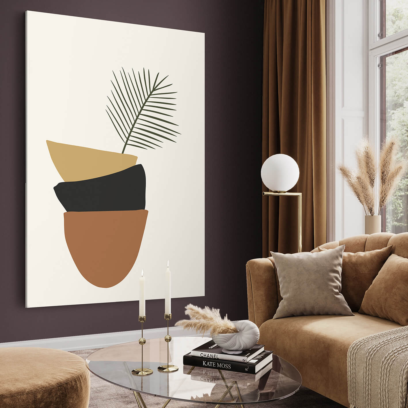 Canvastavla - Boho Shapes No3
