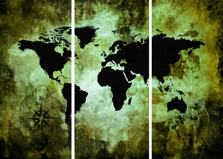Ljuddämpande tavla - The world map