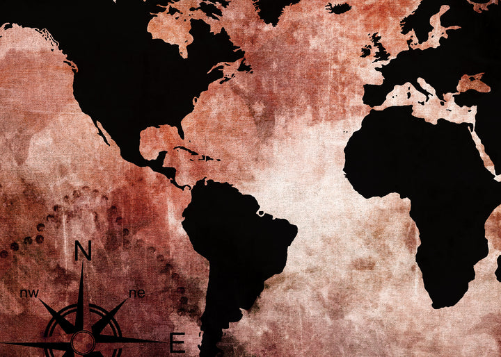 Ljuddämpande tavla - The world map